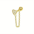 Elegant flower stud earrings