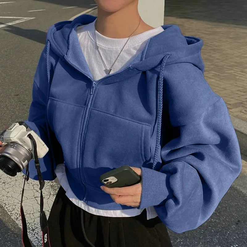 Hooded Crop Jacket