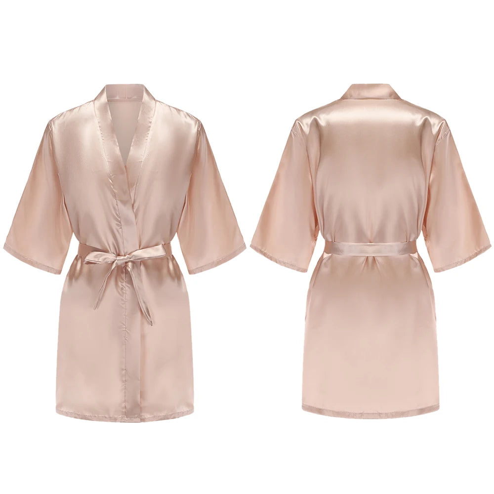 Silky Satin Robe