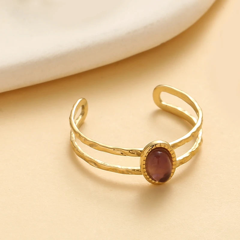 Natural Stone Ring