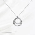 Zircon Circle Necklace