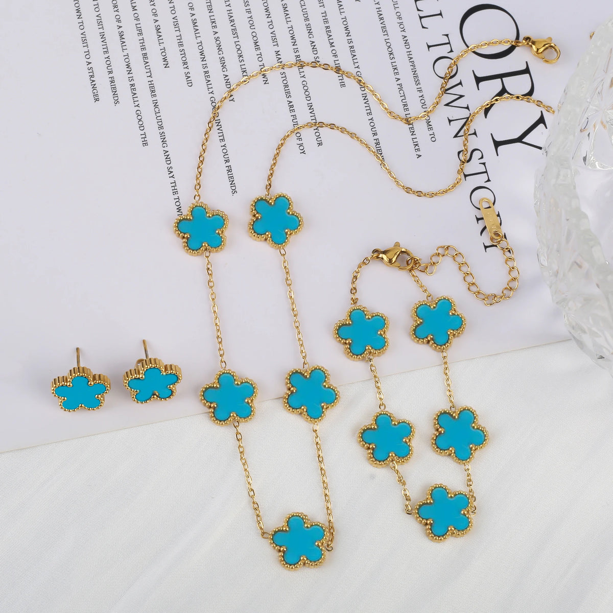 Clover Jewelry Set