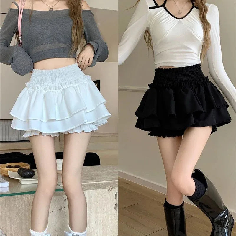 Ruffle Mini Skirt