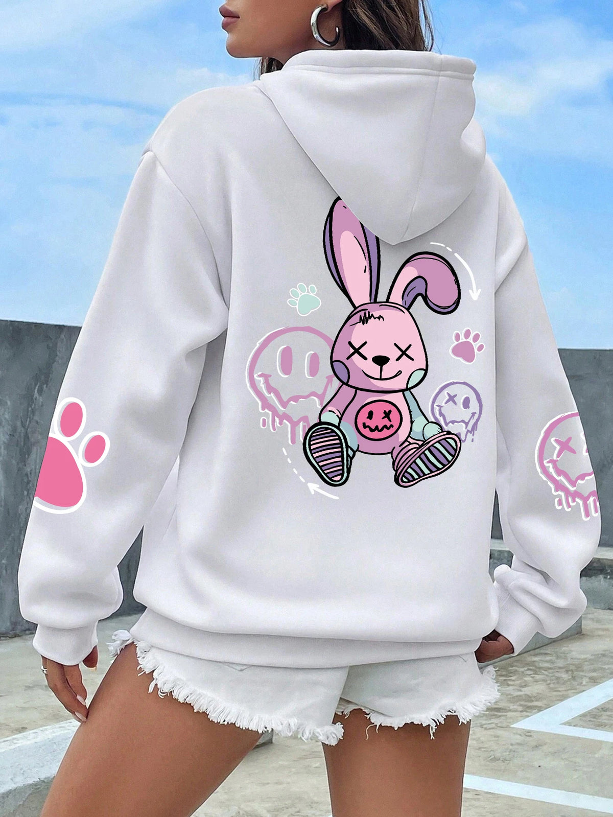 Printed Hoodie