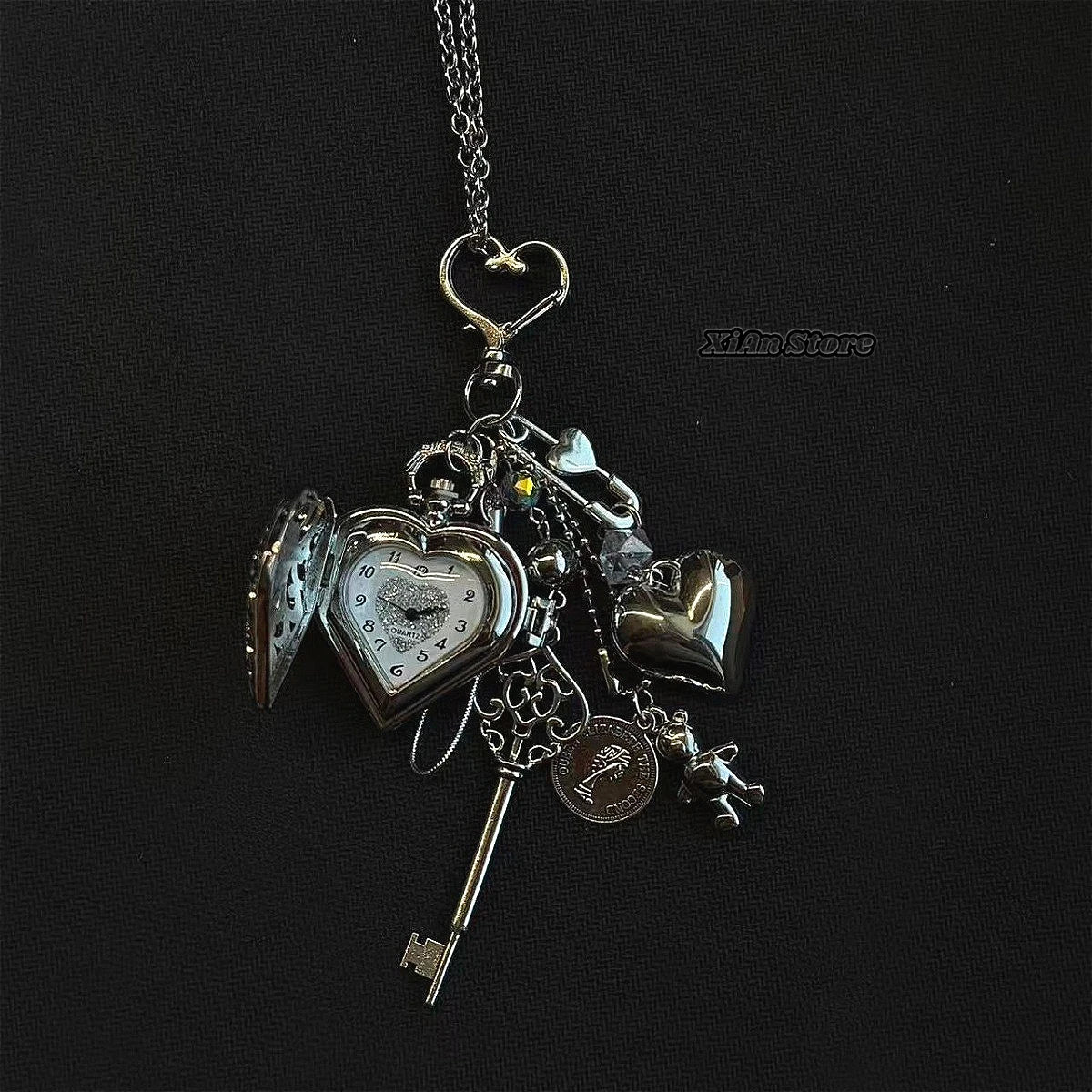 Pocket Watch Keychain