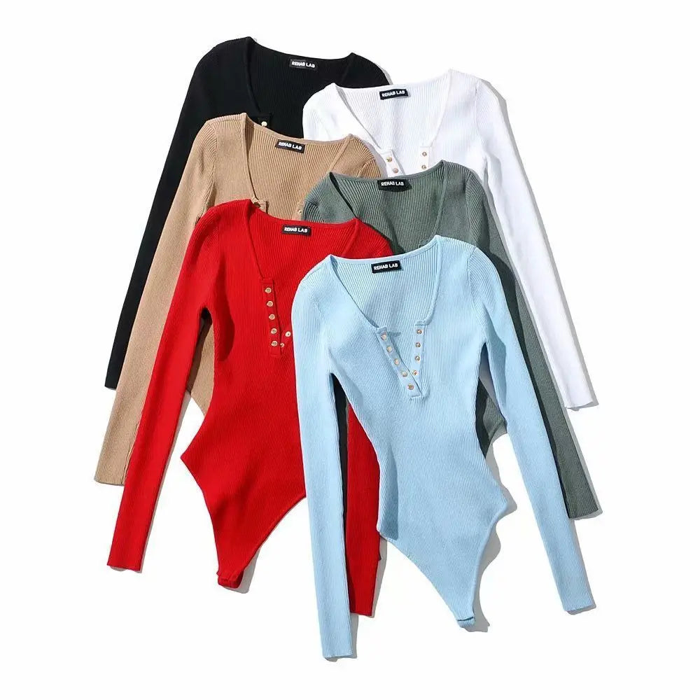 V-Neck Bodysuit