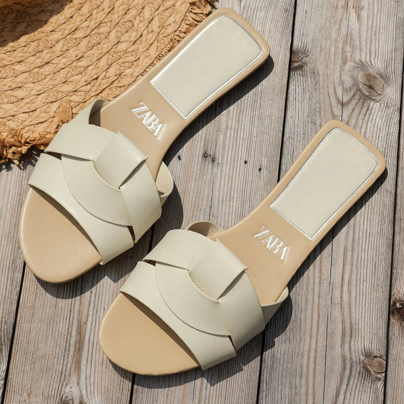 Woven Flat Slippers
