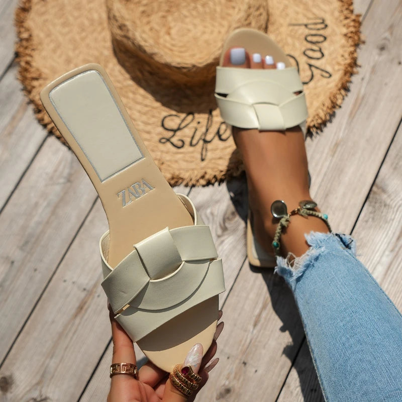 Woven Flat Slippers