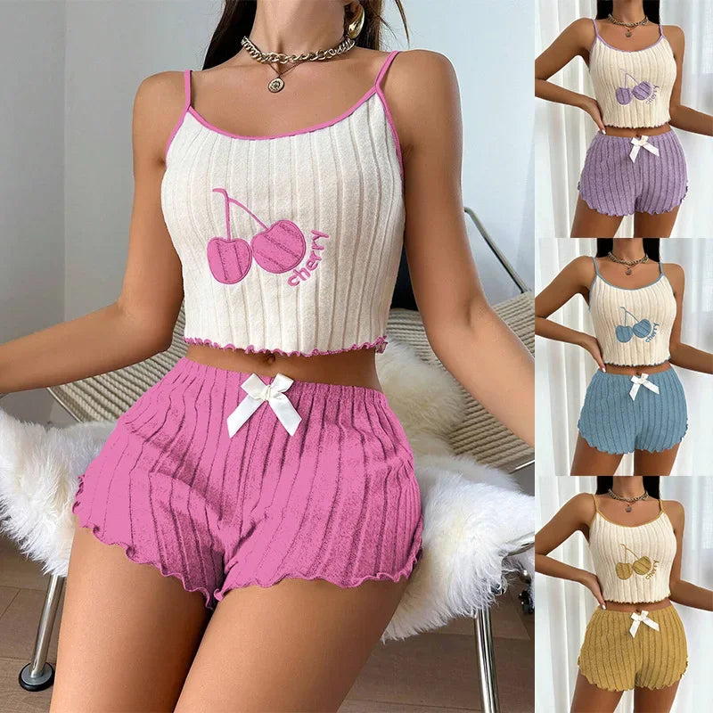 Cherry Pajama Set