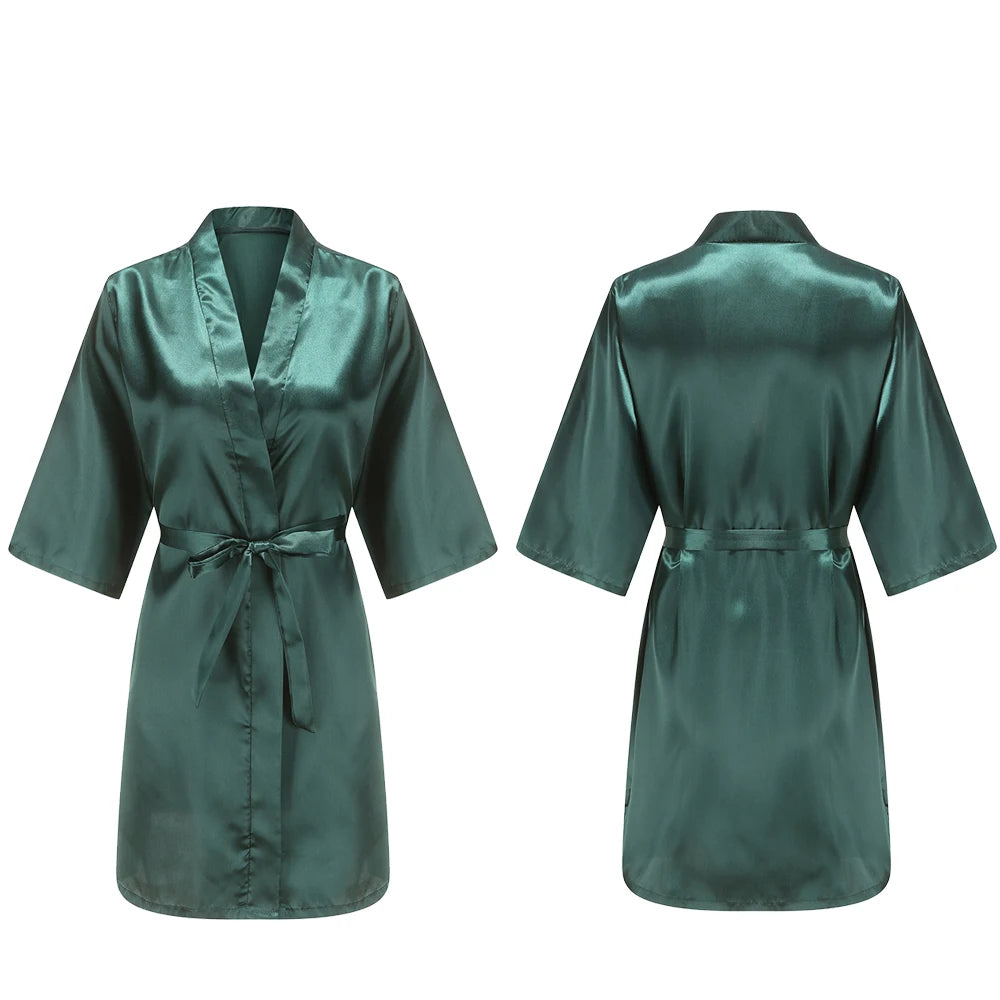 Silky Satin Robe