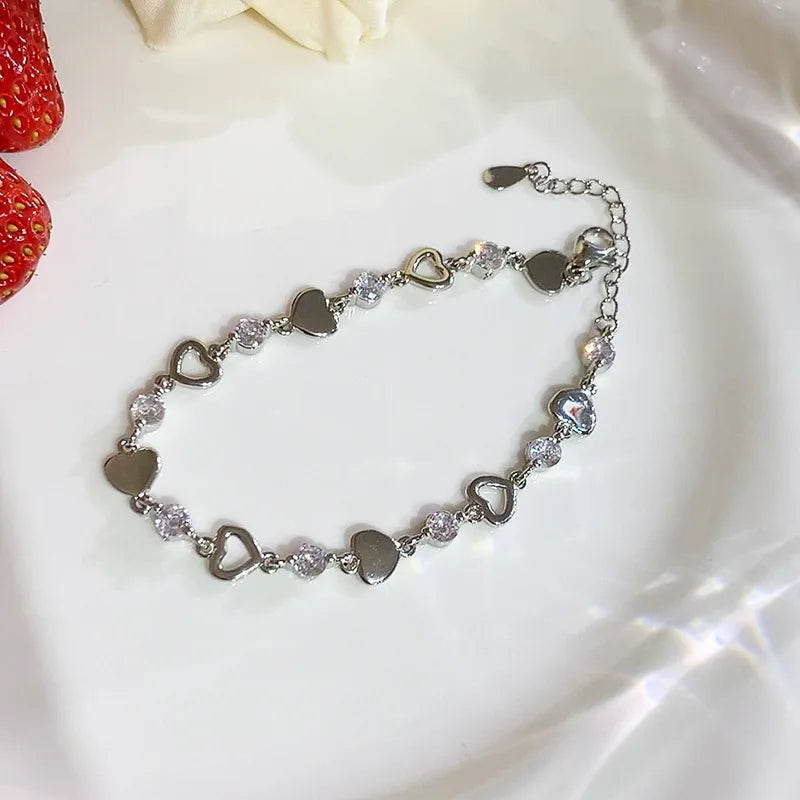 Zircon Flower Bracelet
