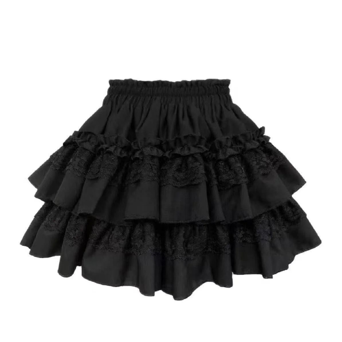 Lace Ruffle Skirt