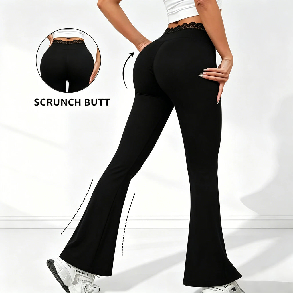 Lace Flared Pants