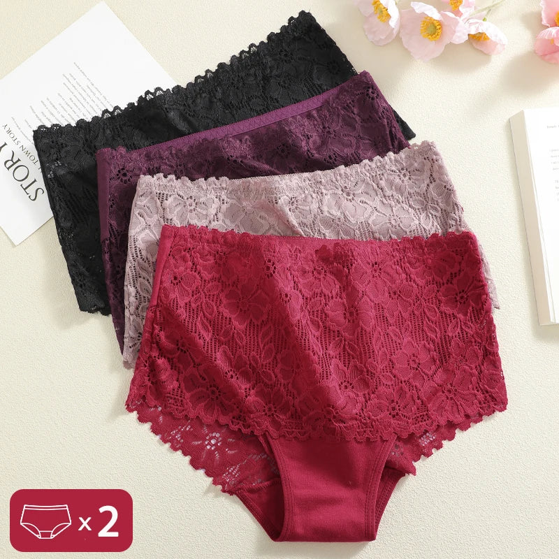 Lace High-Waist Panties