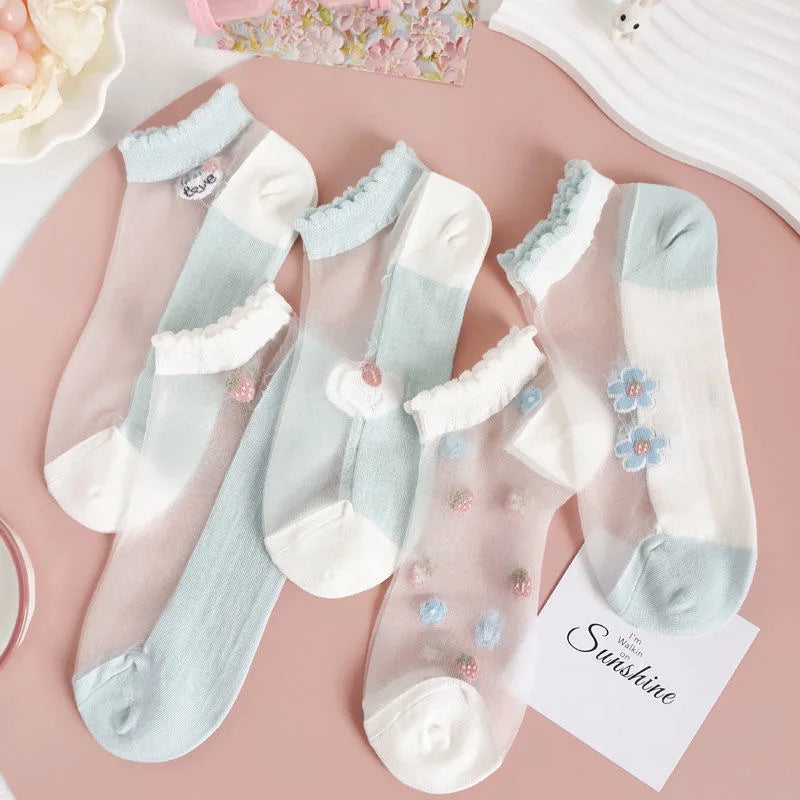 Floral Lace Socks