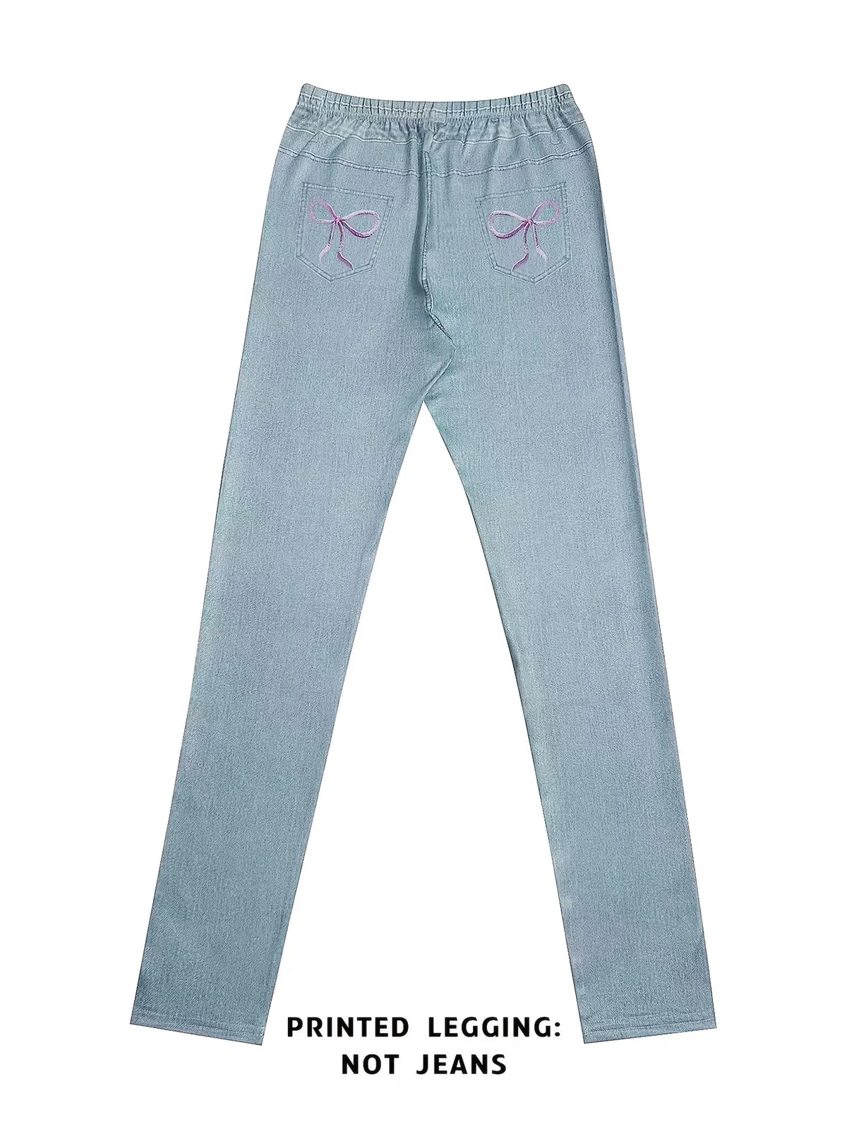 Faux Denim Leggings