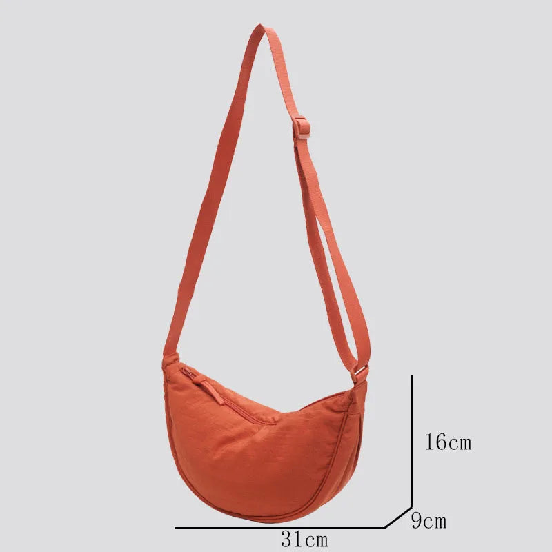 Nylon Hobo Bag