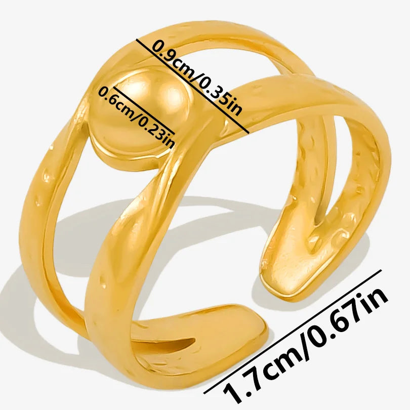 Gold Heart Rings