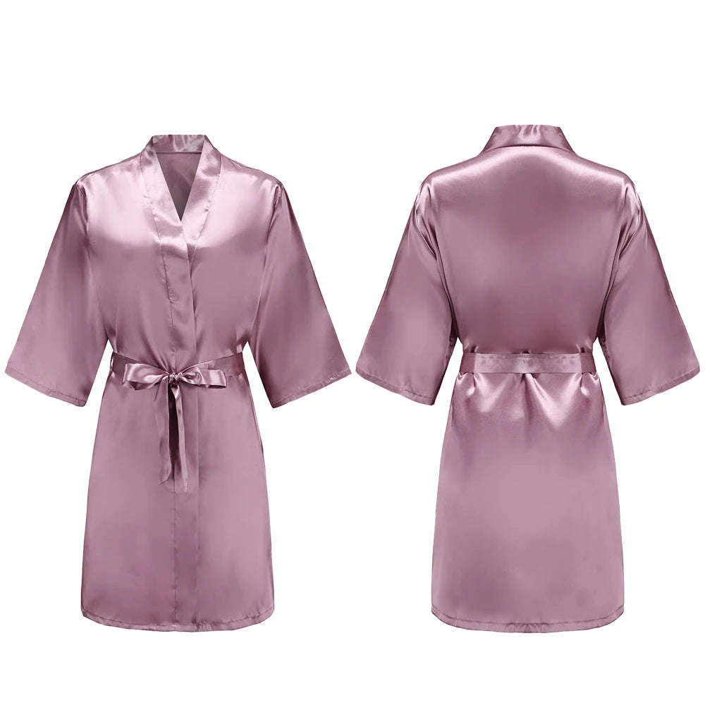 Silky Satin Robe