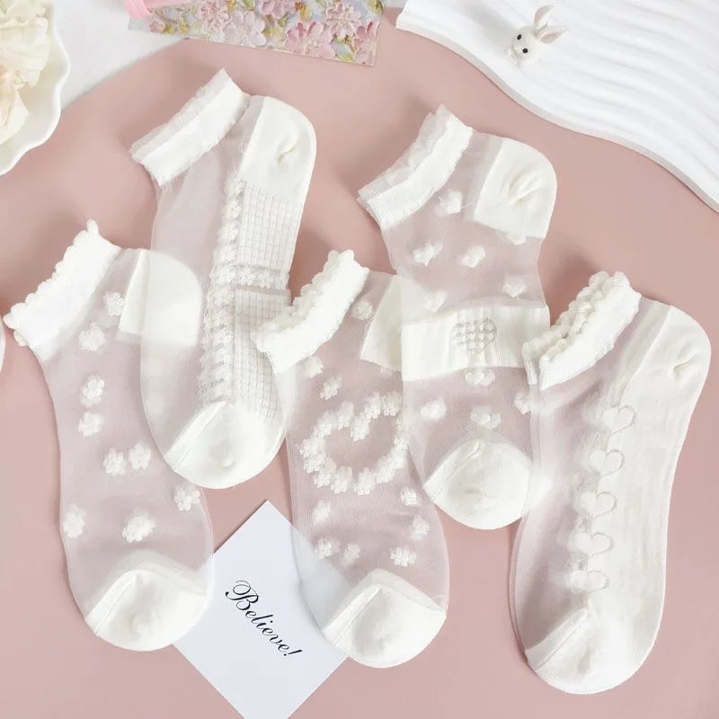 Floral Lace Socks