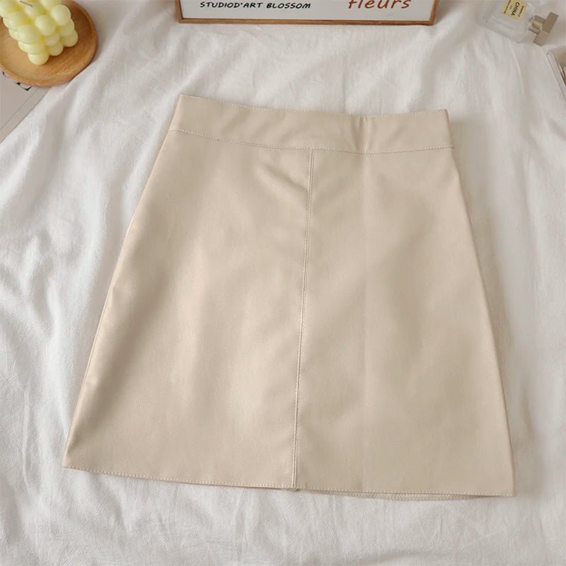 Leather Mini Skirt