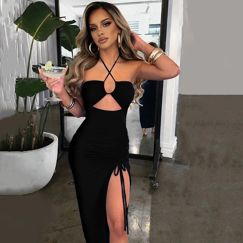 Backless Midi Dress