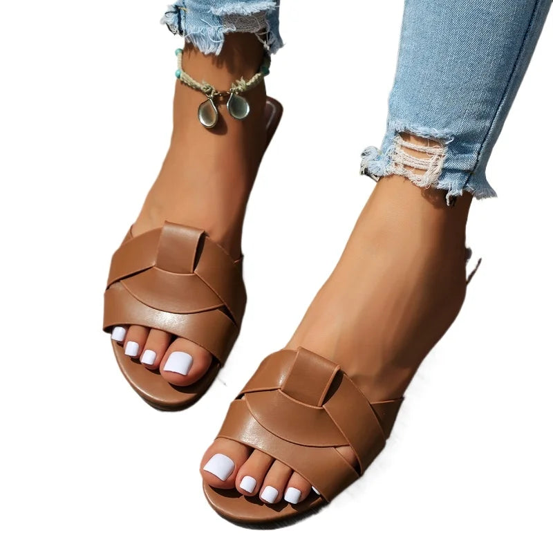 Woven Flat Slippers