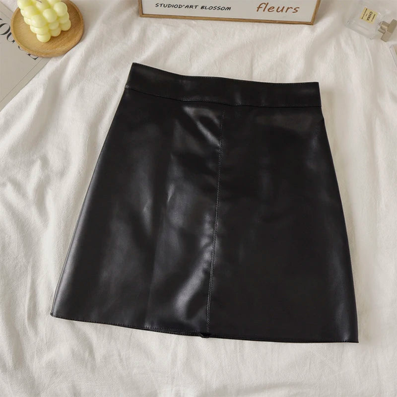 Leather Mini Skirt