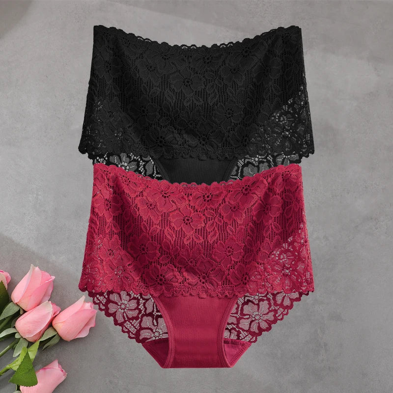 Lace High-Waist Panties