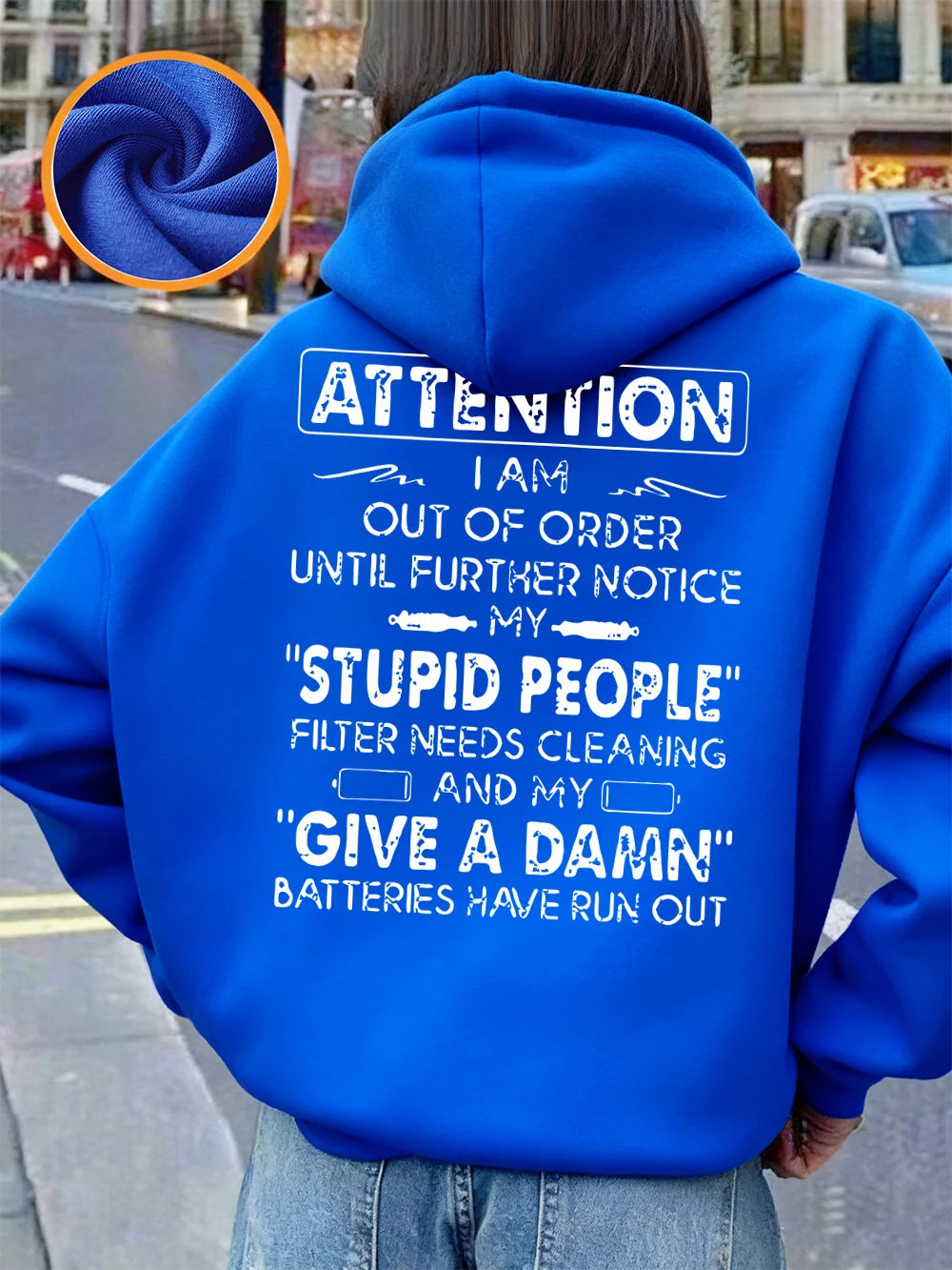 Funny Print Hoodie