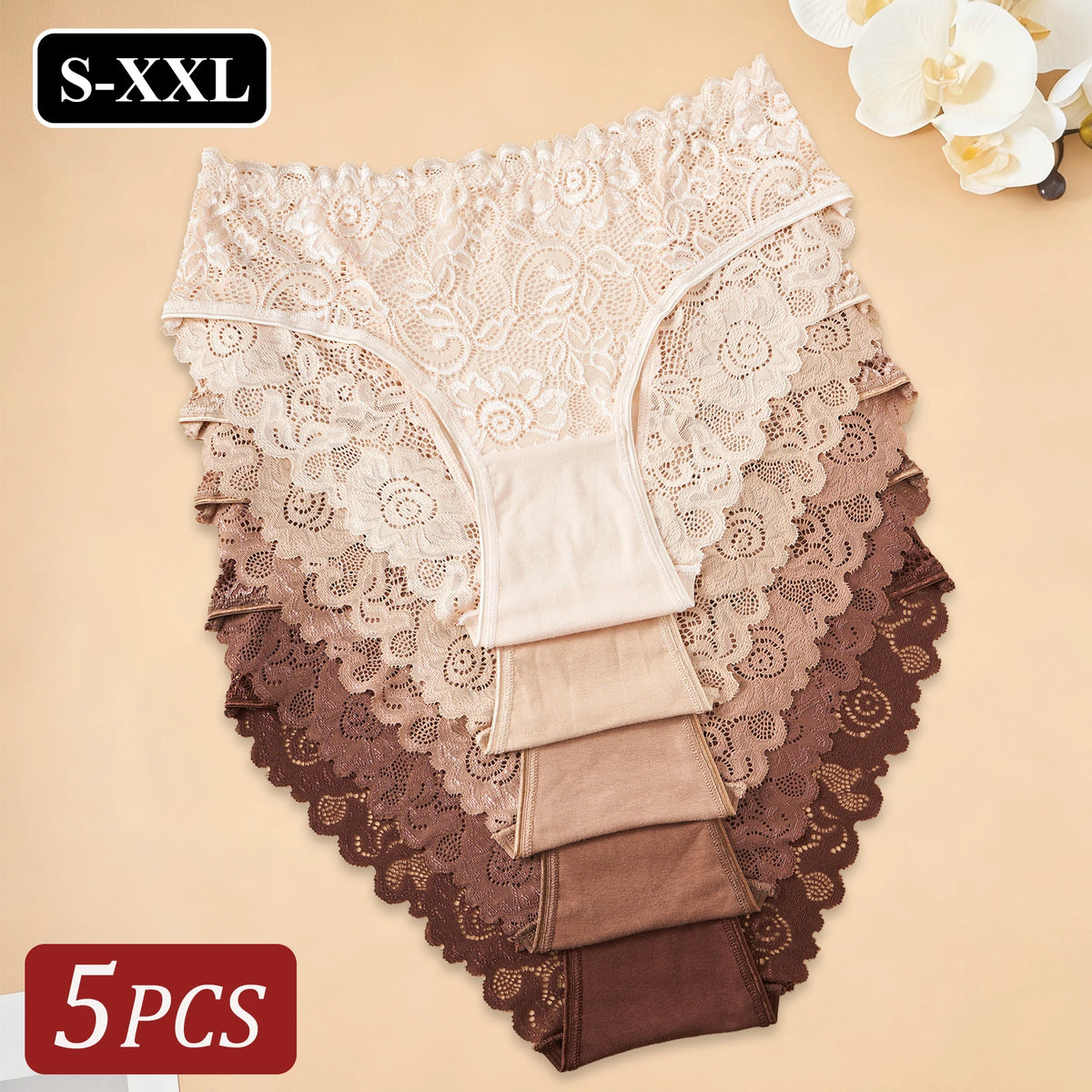 Lace Panties Set