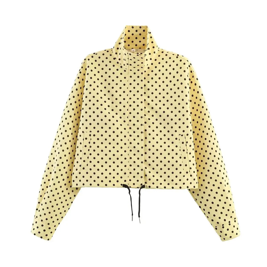 Polka Dot Short Coat