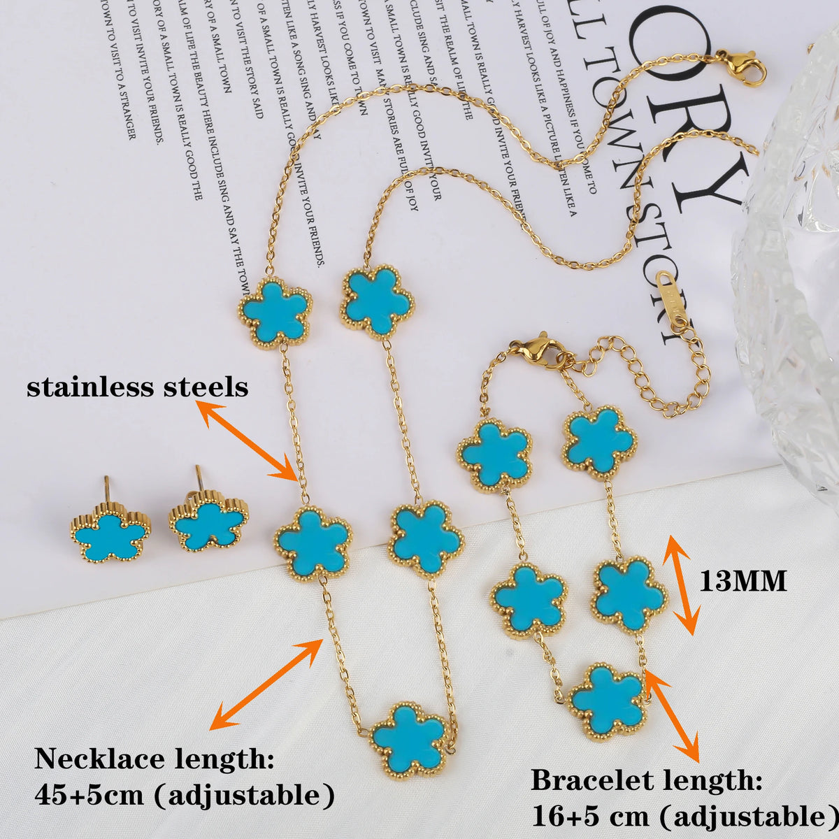 Clover Jewelry Set