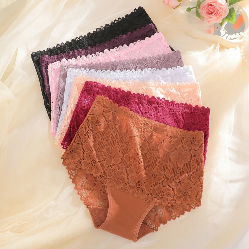Lace High-Waist Panties