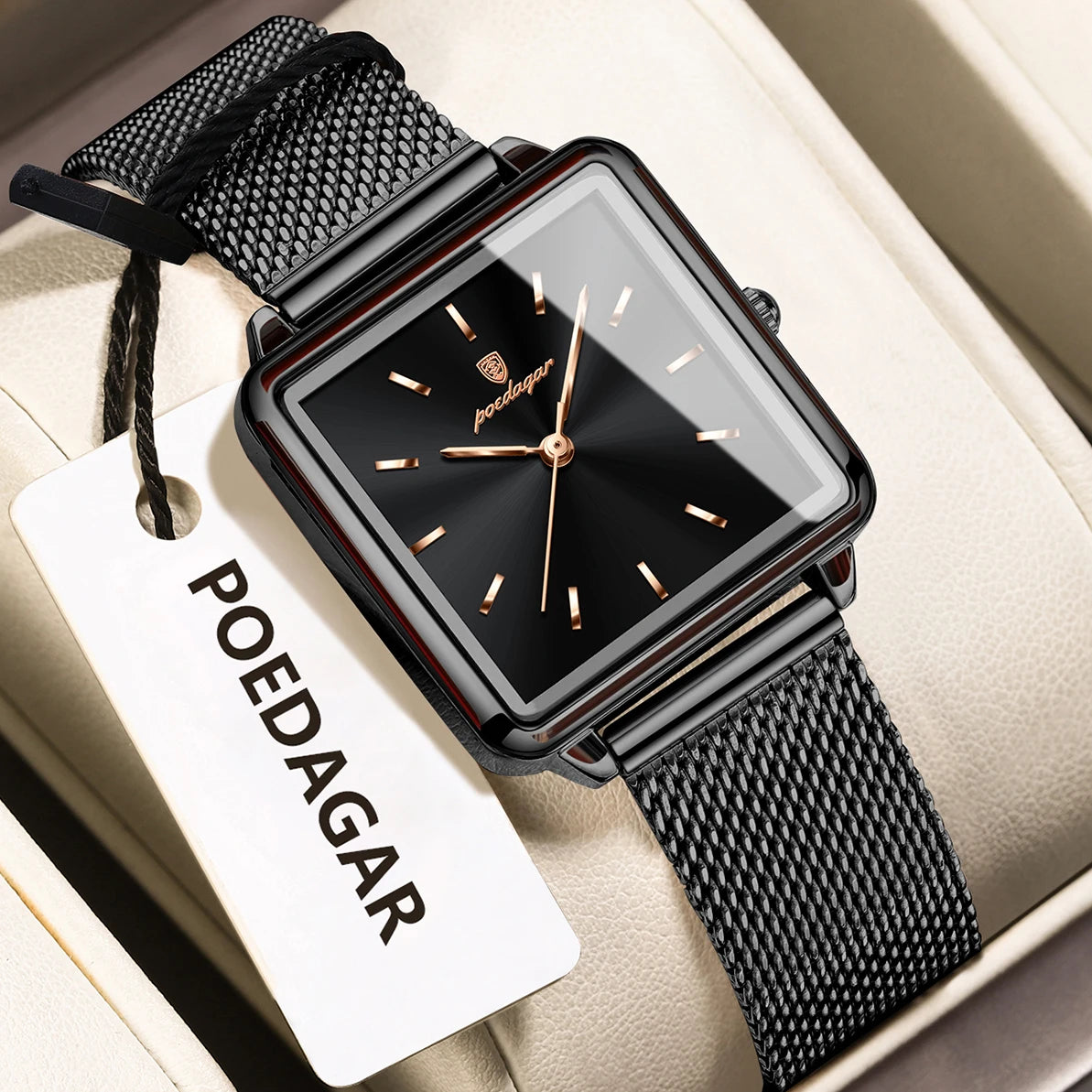 Square Quartz Watch