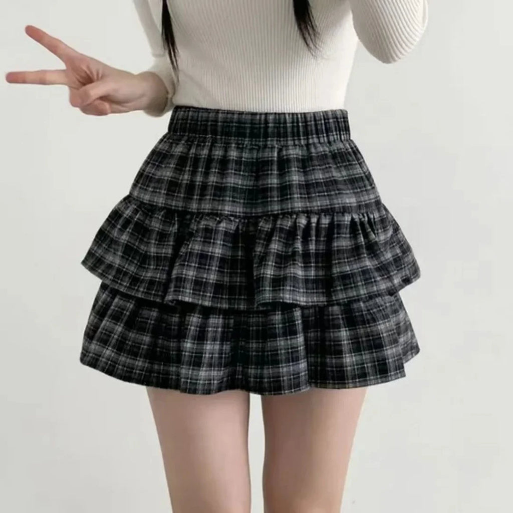 Lace Ruffle Skirt