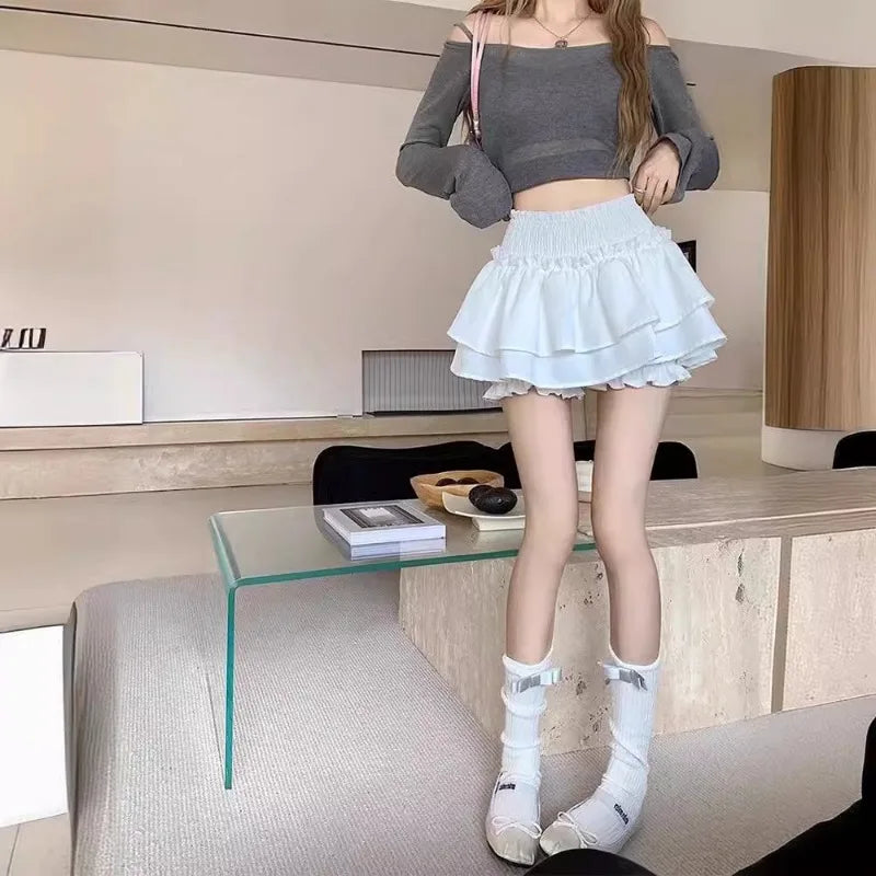 Ruffle Mini Skirt