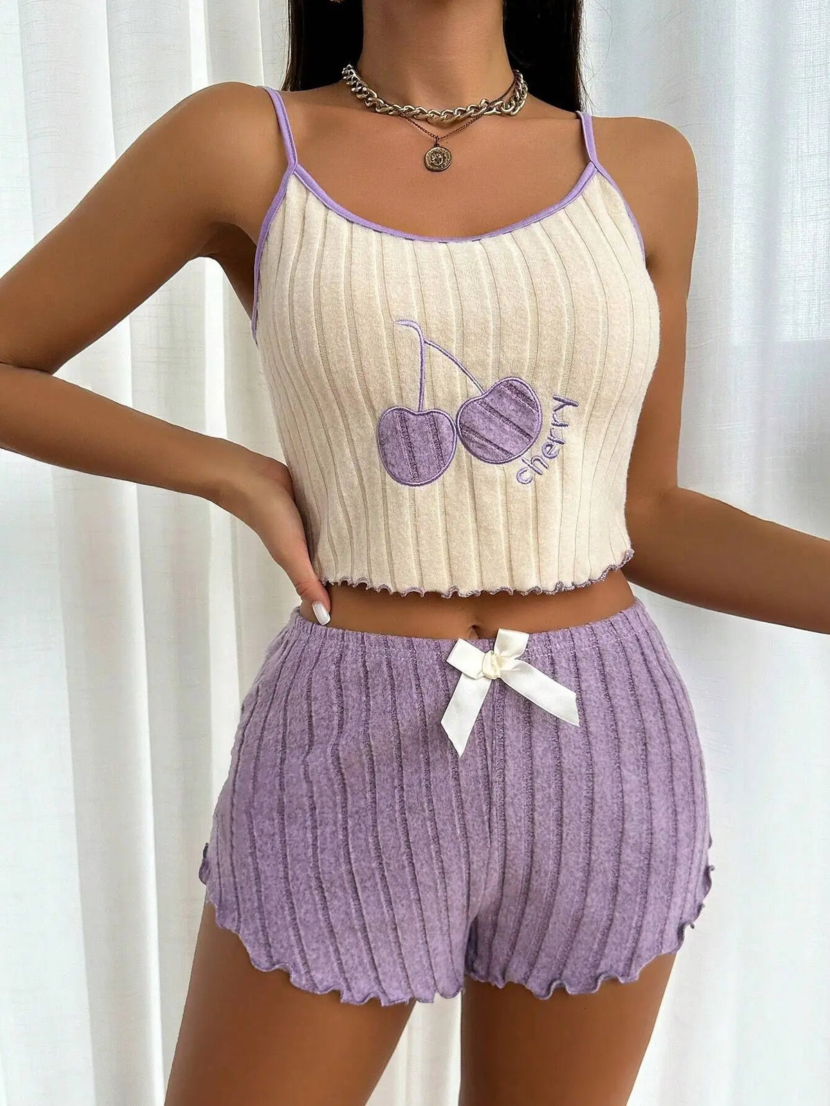 Cherry Pajama Set