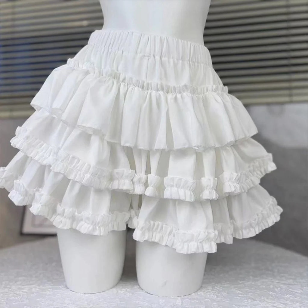 Lace Ruffle Skirt