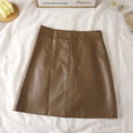 Leather Mini Skirt