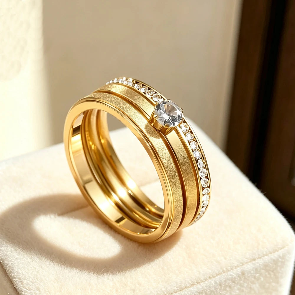 Zircon Ring Set