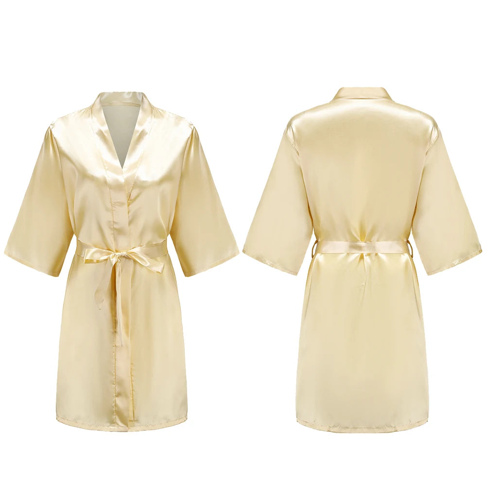 Silky Satin Robe