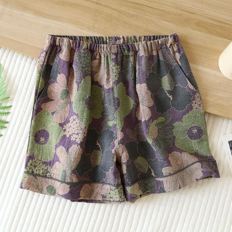 Cotton Printed Shorts
