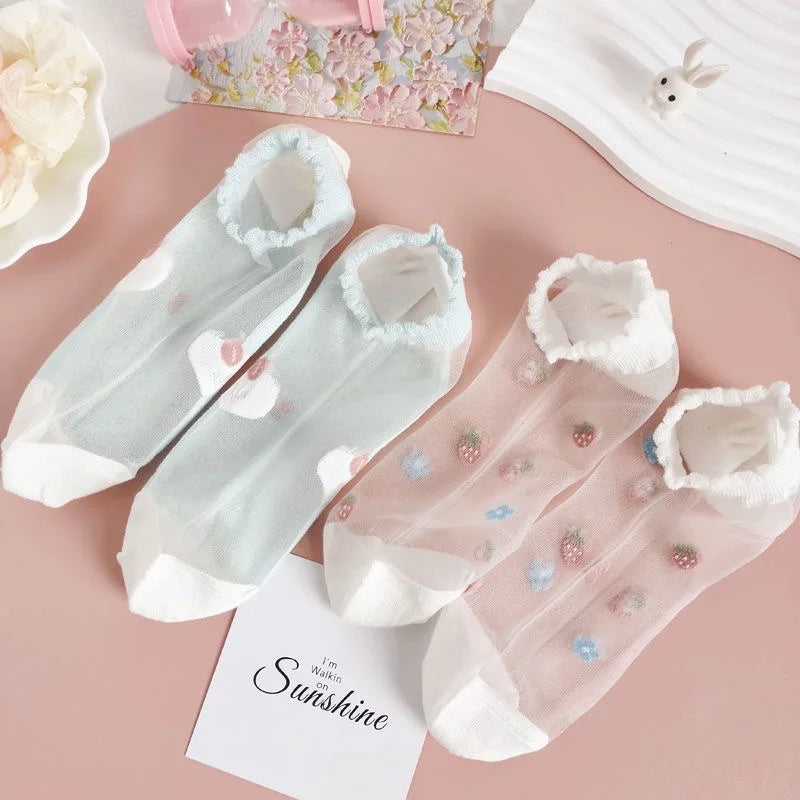 Floral Lace Socks
