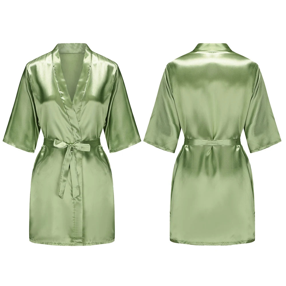 Silky Satin Robe