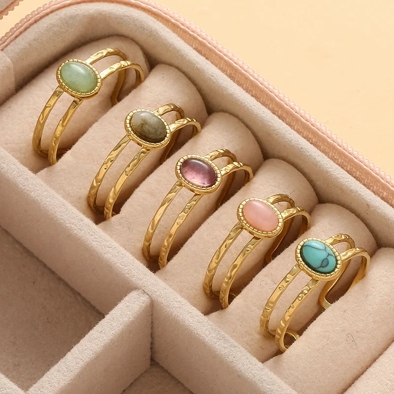 Natural Stone Ring
