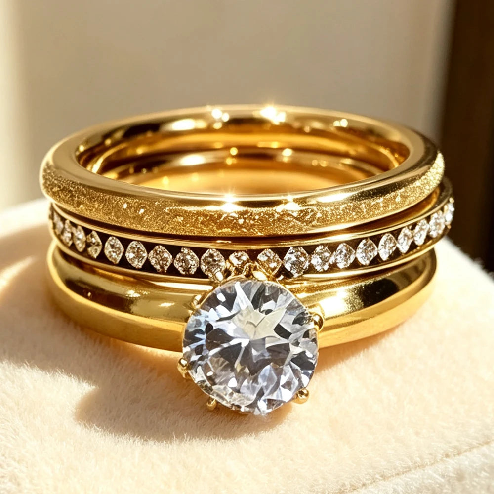 Zircon Ring Set