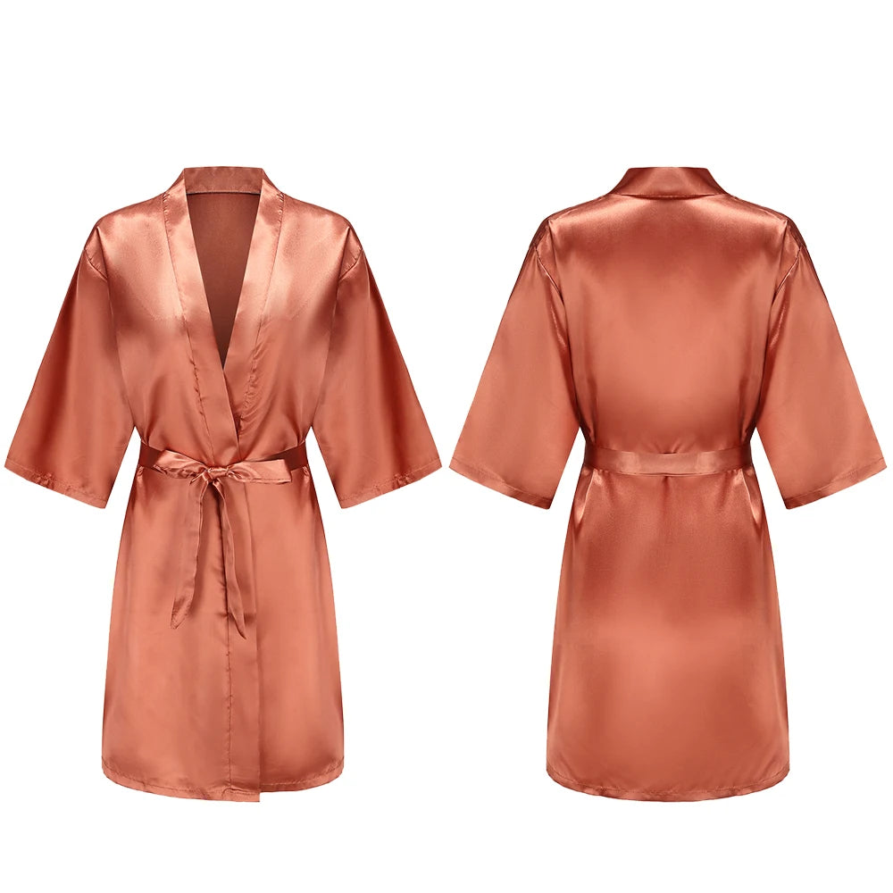 Silky Satin Robe