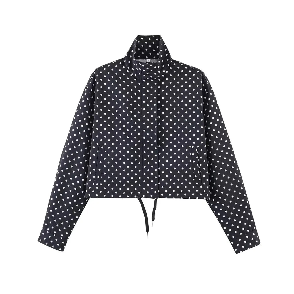Polka Dot Short Coat