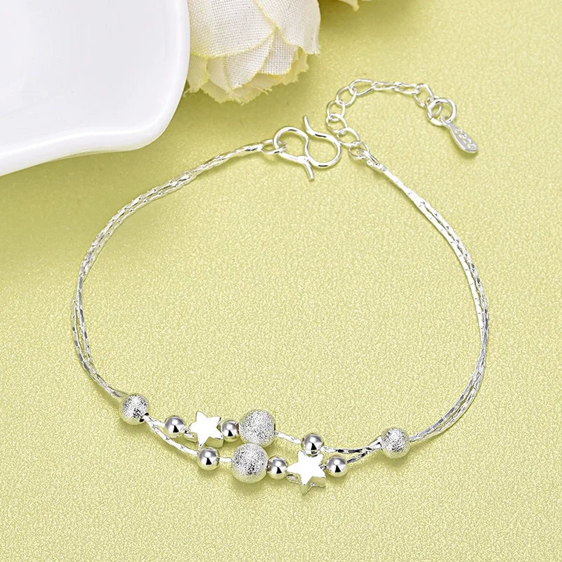 Zircon Flower Bracelet